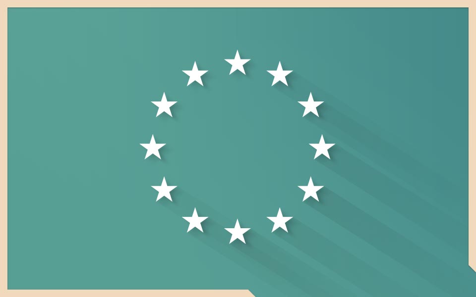 Europa-Fonds - Symbolbild: Europa-Flagge